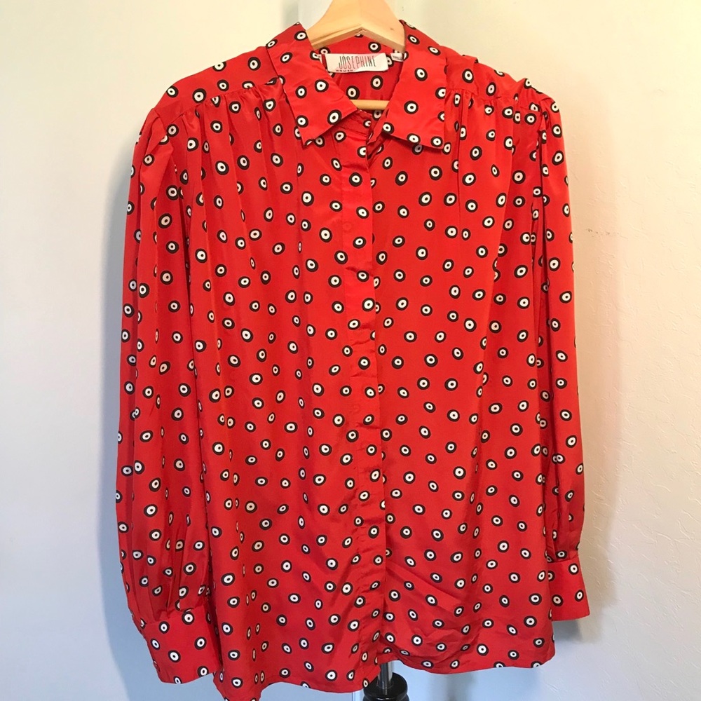 Josephine Woman Red Blouse 22W